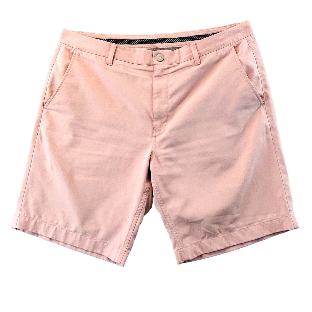Mens 38 Bonobos Highland Tour Golf Shorts Light Pink‎ 10" Inseam Flaws